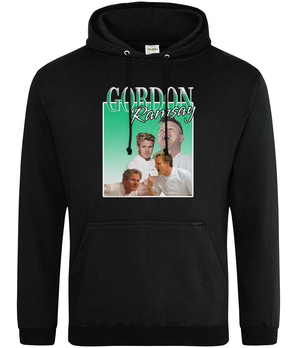 Shouty Food Man 90's Montage Hoodie