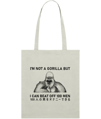 I Can Beat Off 100 Men Graphic Tote Bag