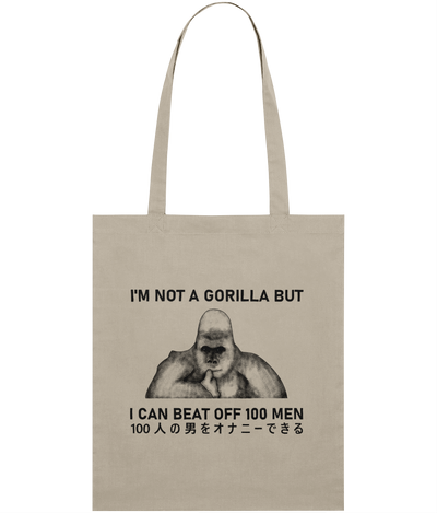 I Can Beat Off 100 Men Graphic Tote Bag