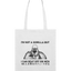 I Can Beat Off 100 Men Graphic Tote Bag
