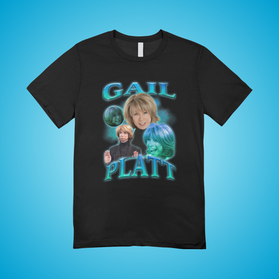Divorced, Beheaded and Died 90's Montage Tee (Blue)