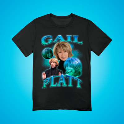 Divorced, Beheaded and Died 90's Montage Tee (Blue)