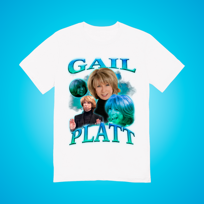 Divorced, Beheaded and Died 90's Montage Tee (Blue)