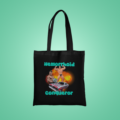 Hemorrhoid Conqueror Graphic Tote Bag