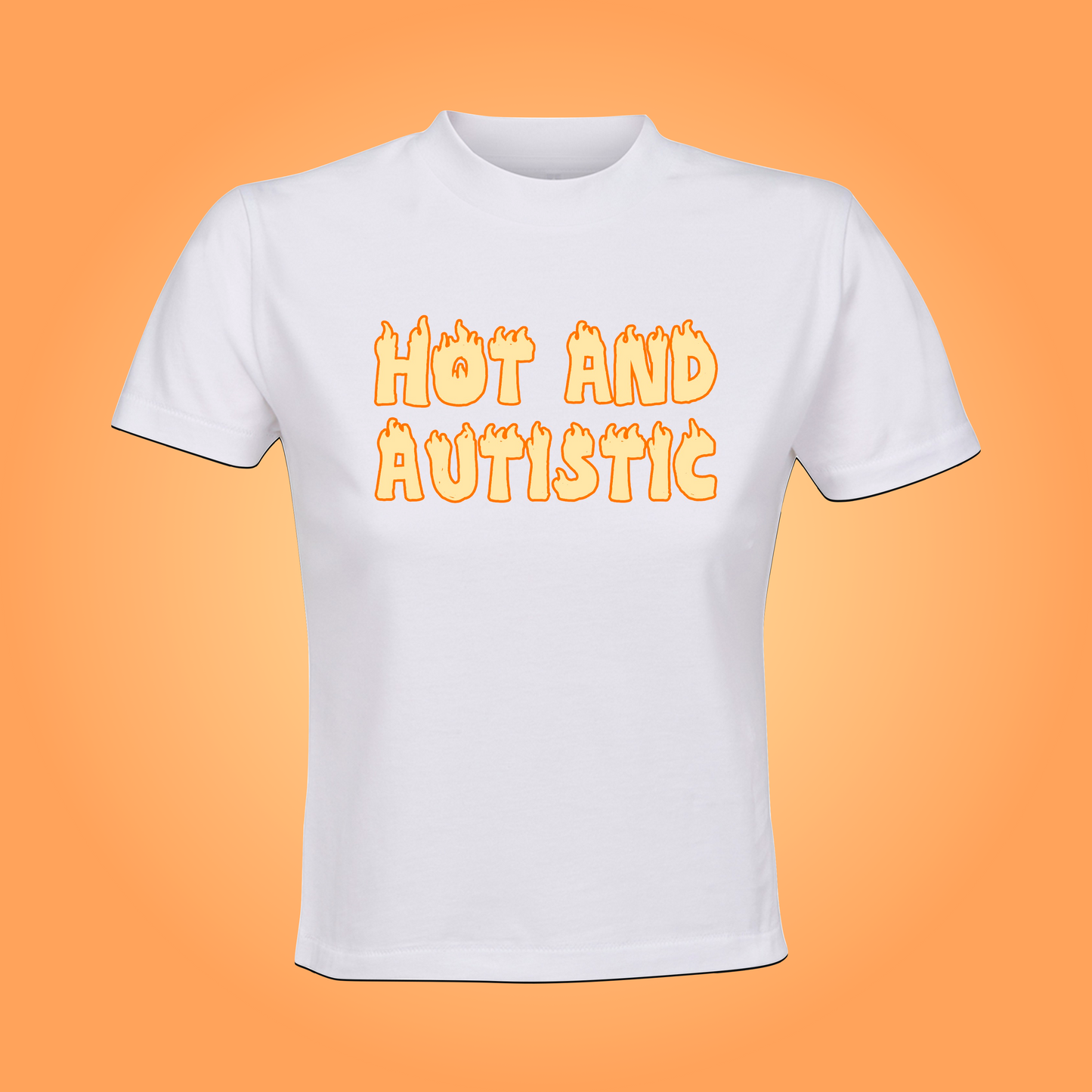 Hot and Autistic Crop Top