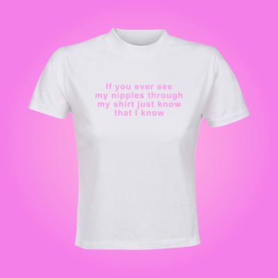 I Know Crop Top