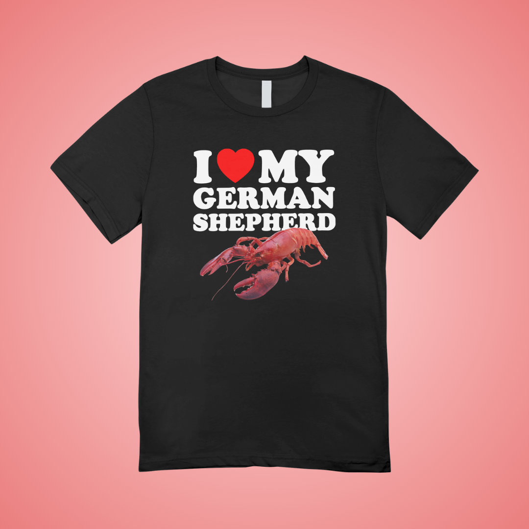 I Love My German Shepherd Graphic Tee