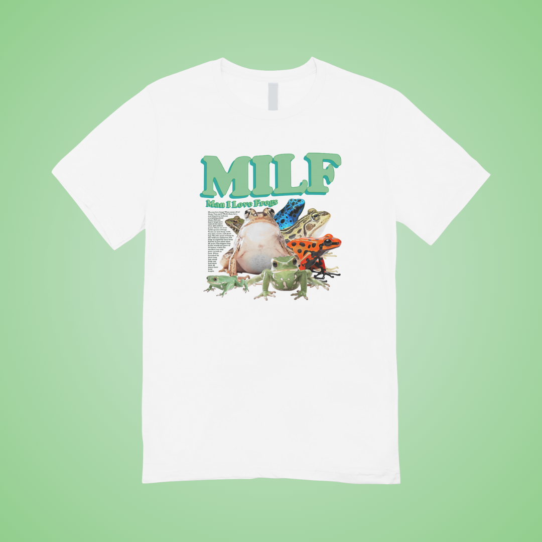 Man I Love Frogs Graphic Tee