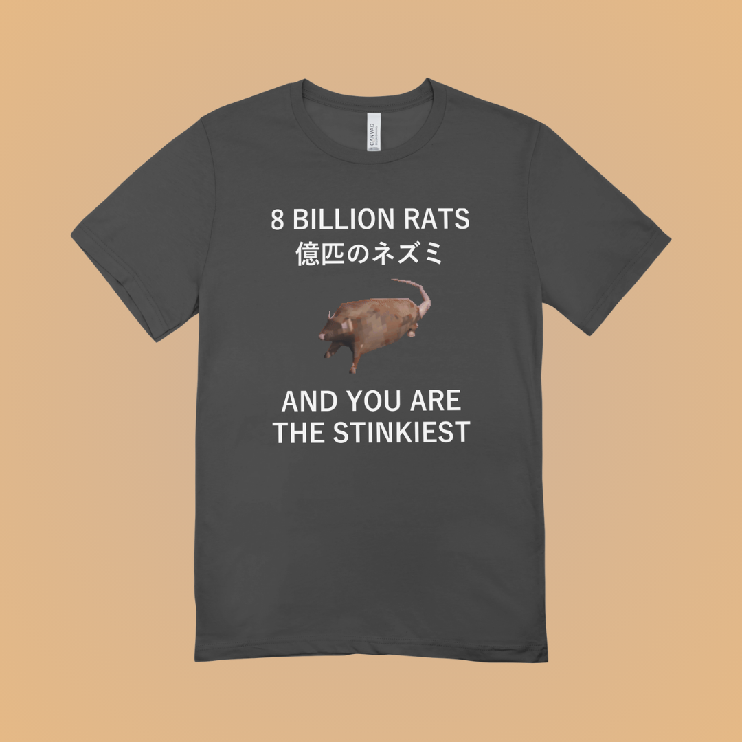 8 Billion Rats Graphic Tee