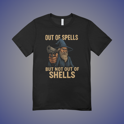 Out Of Spells Graphic Tee