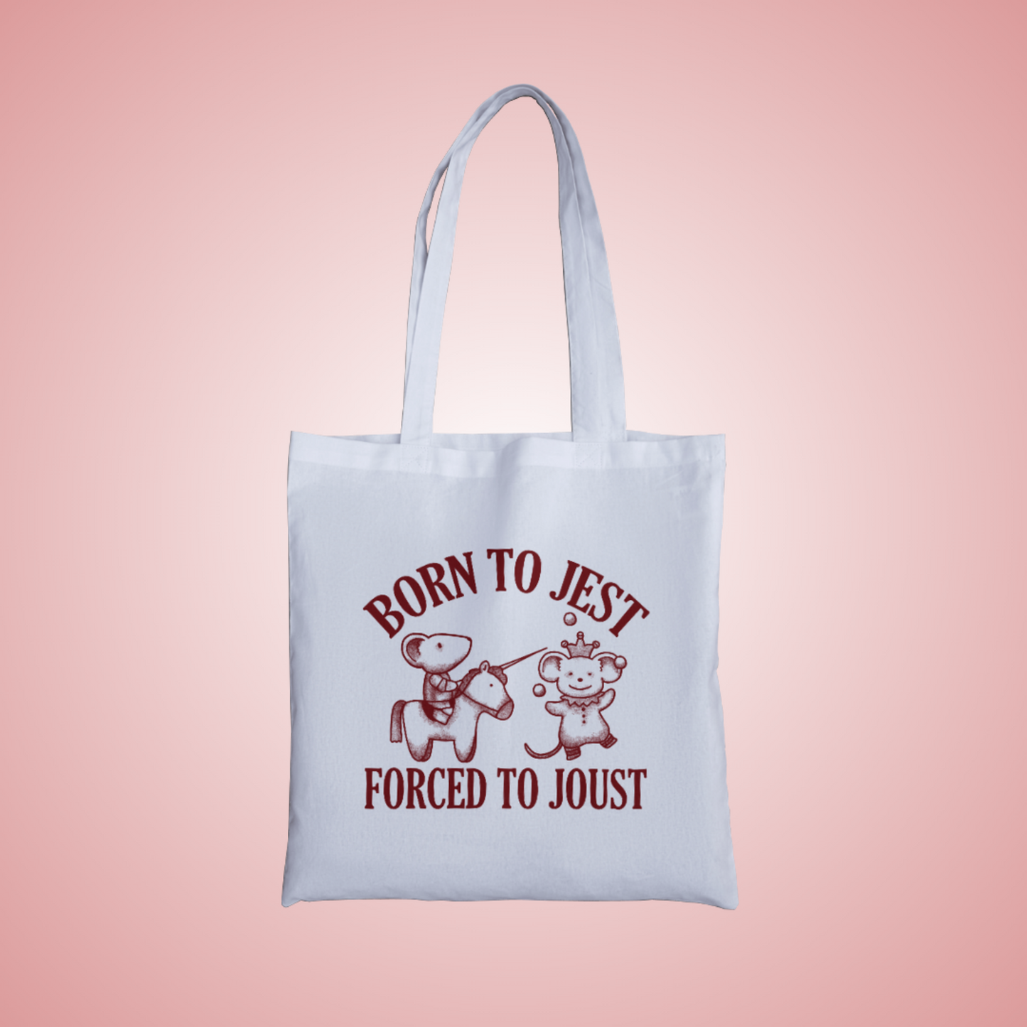 Born To Jest Graphic Tote Bag