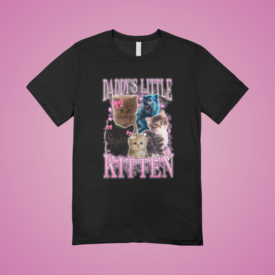 Daddy's Little Kitten Graphic Tee