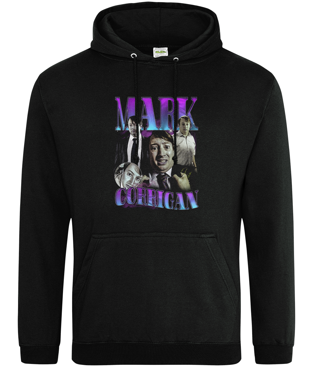 Curmudgeon of Croydon 90's Montage Hoodie (but it's ✨Purple✨)