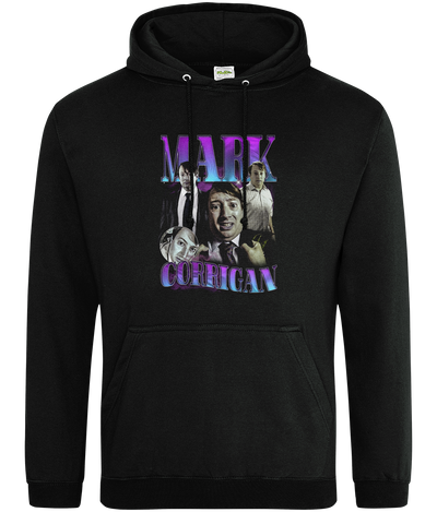 Curmudgeon of Croydon 90's Montage Hoodie (but it's ✨Purple✨)