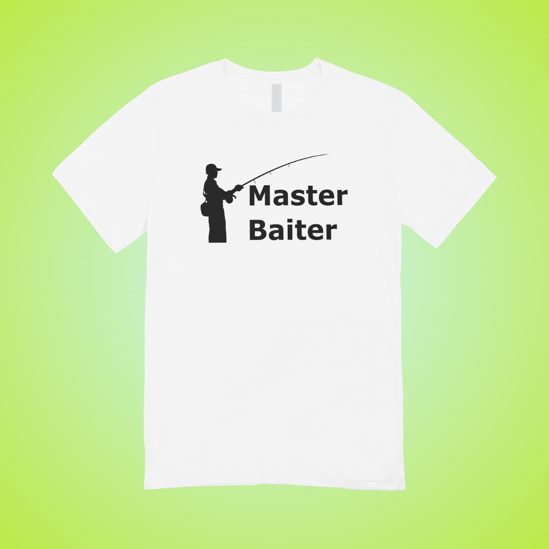 Master Baiter 🧍‍♂️ Text Tee