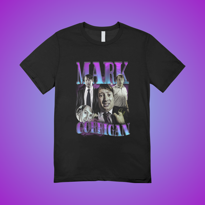 Curmudgeon of Croydon 90's Montage Tee (but it's ✨Purple✨)