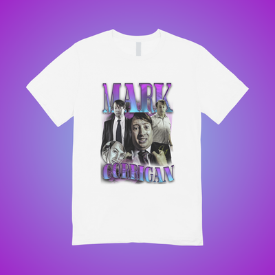 Curmudgeon of Croydon 90's Montage Tee (but it's ✨Purple✨)