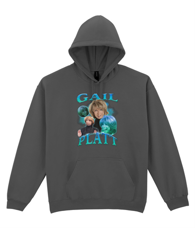 Divorced, Beheaded and Died 90's Montage Hoodie (Blue)