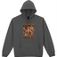 Office Worker 90's Montage Hoodie (Orange)