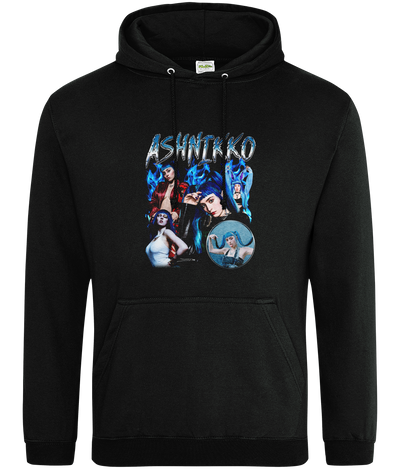 Blue Haired Rapper 90's Montage Hoodie