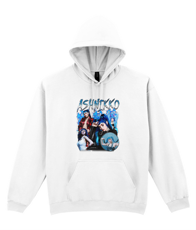 Blue Haired Rapper 90's Montage Hoodie