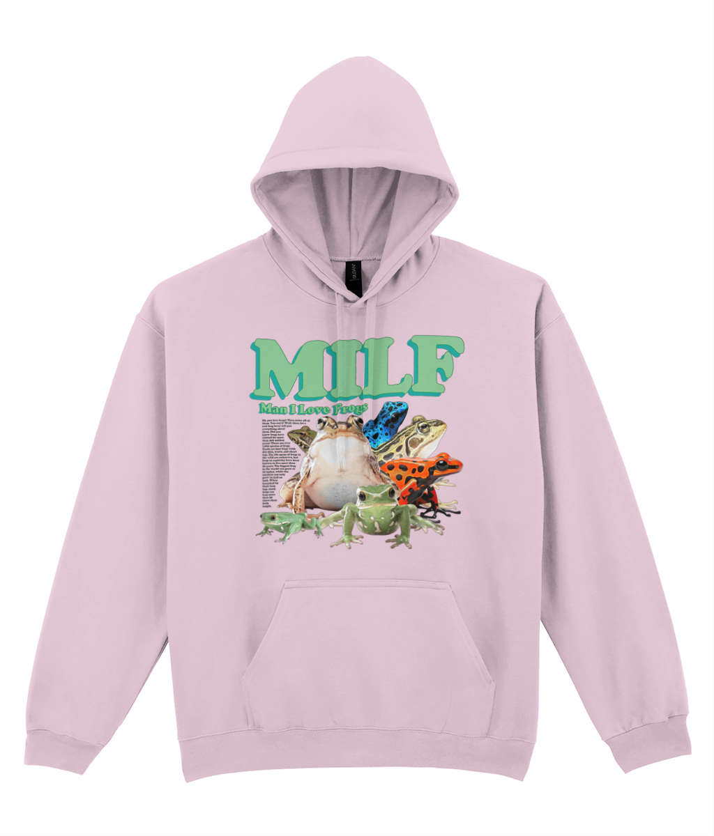 Man I Love Frogs Graphic Hoodie