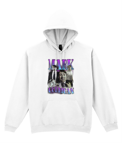Curmudgeon of Croydon 90's Montage Hoodie (but it's ✨Purple✨)