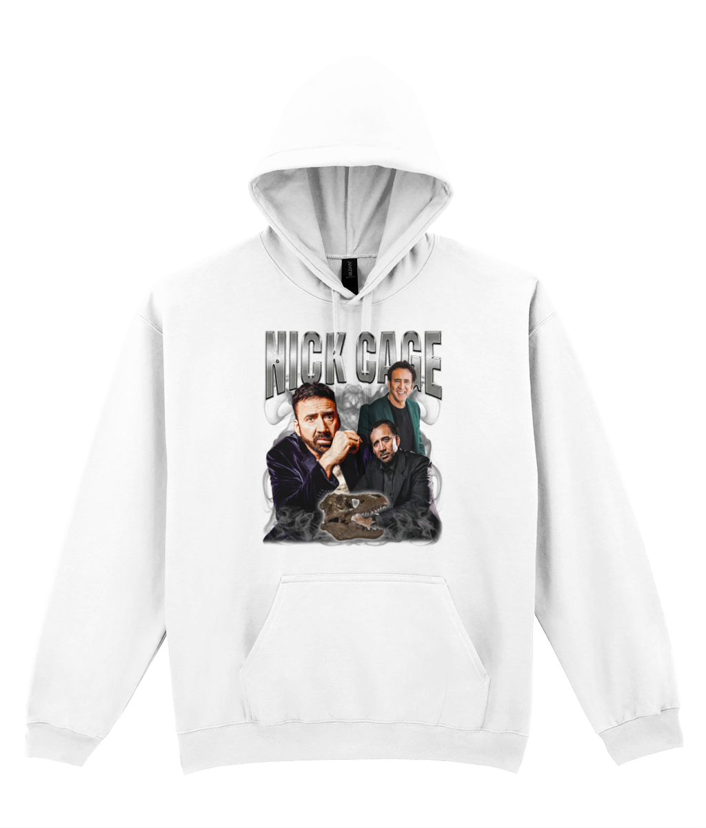 "Put the bunny back in the box." 90's Montage Hoodie