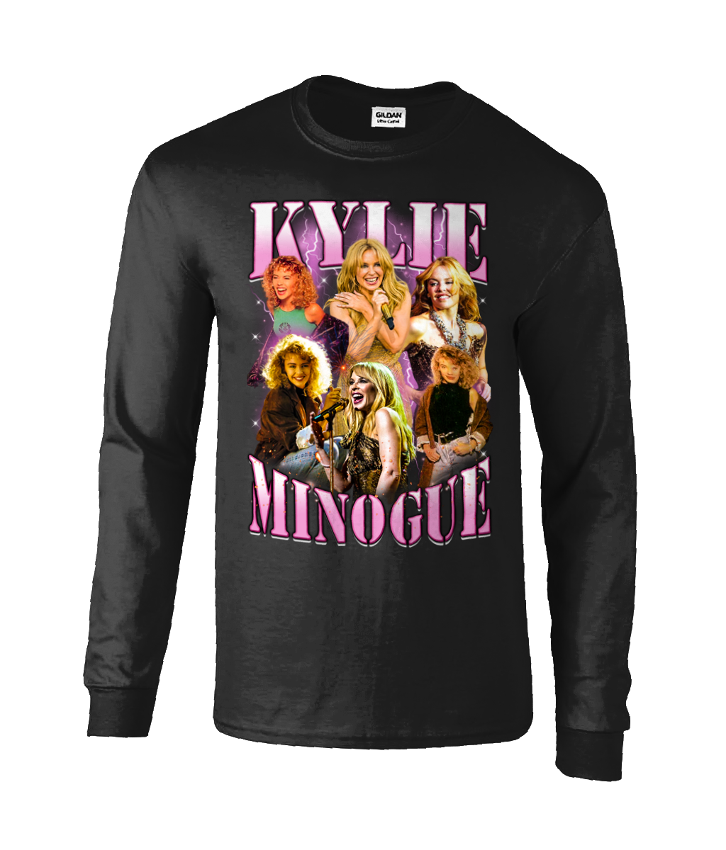 The Real "Kylie" Long Sleeve 90's Montage Tee