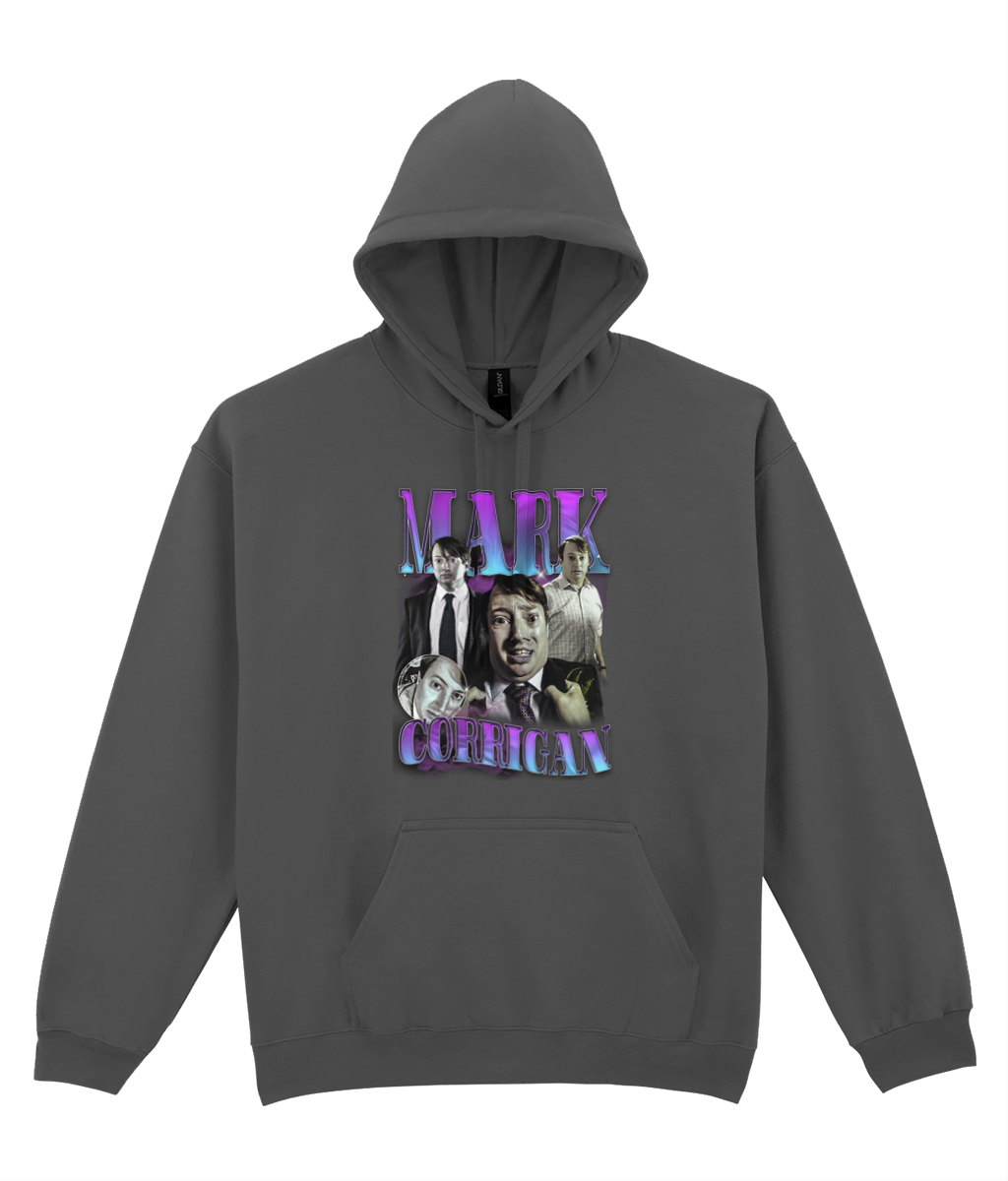 Curmudgeon of Croydon 90's Montage Hoodie (but it's ✨Purple✨)