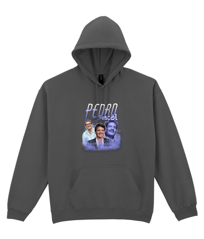 Save a Horse Ride a Cowboy 90's Montage Hoodie (in blue flavour)
