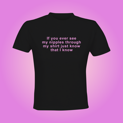 I Know Crop Top