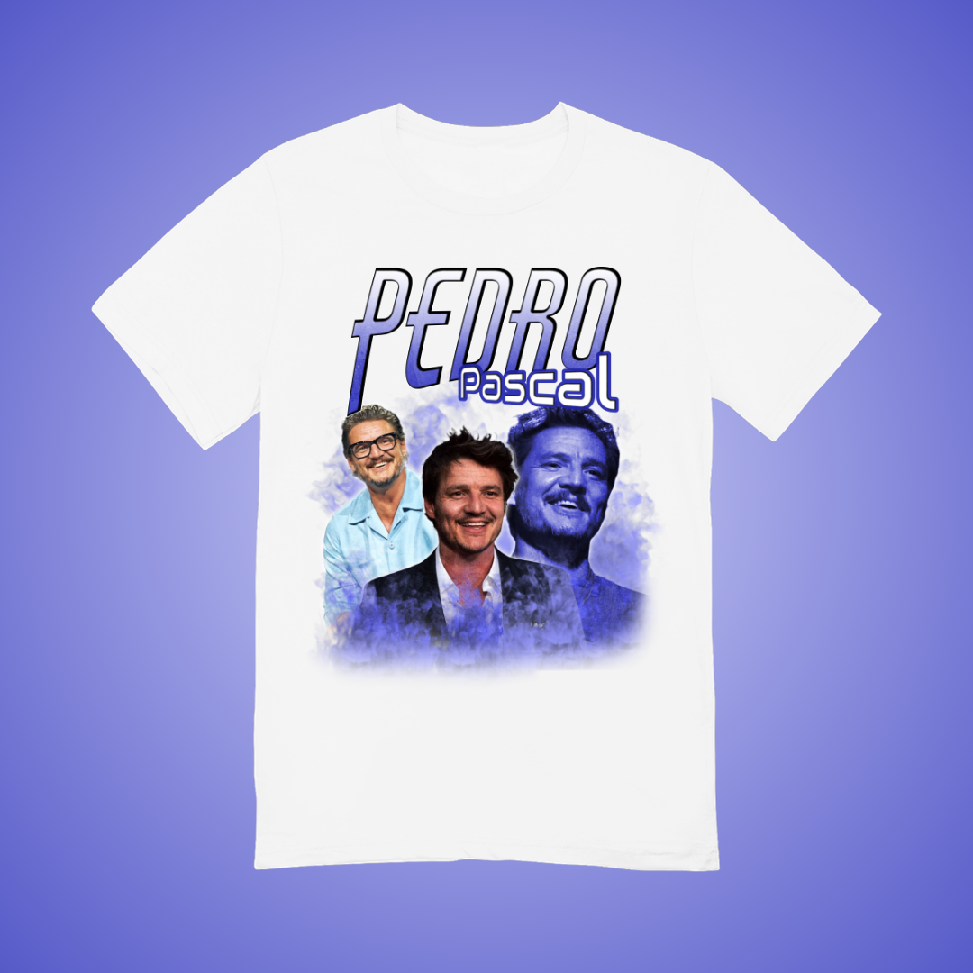 Save a Horse Ride a Cowboy 90's Montage Tee (in blue flavour)