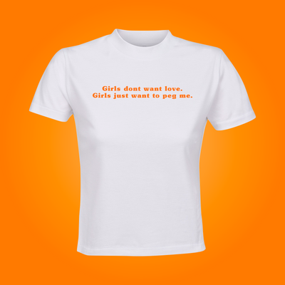 Girls Don't Want Love Crop Top