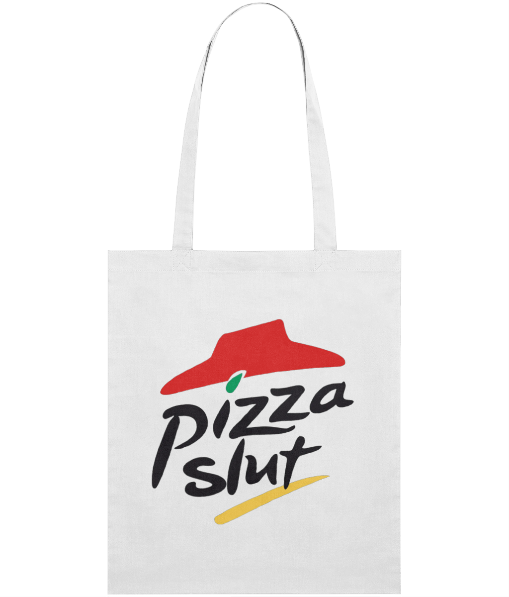Pizza Slut Graphic Tote Bag