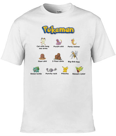 Pokeman Graphic Tee