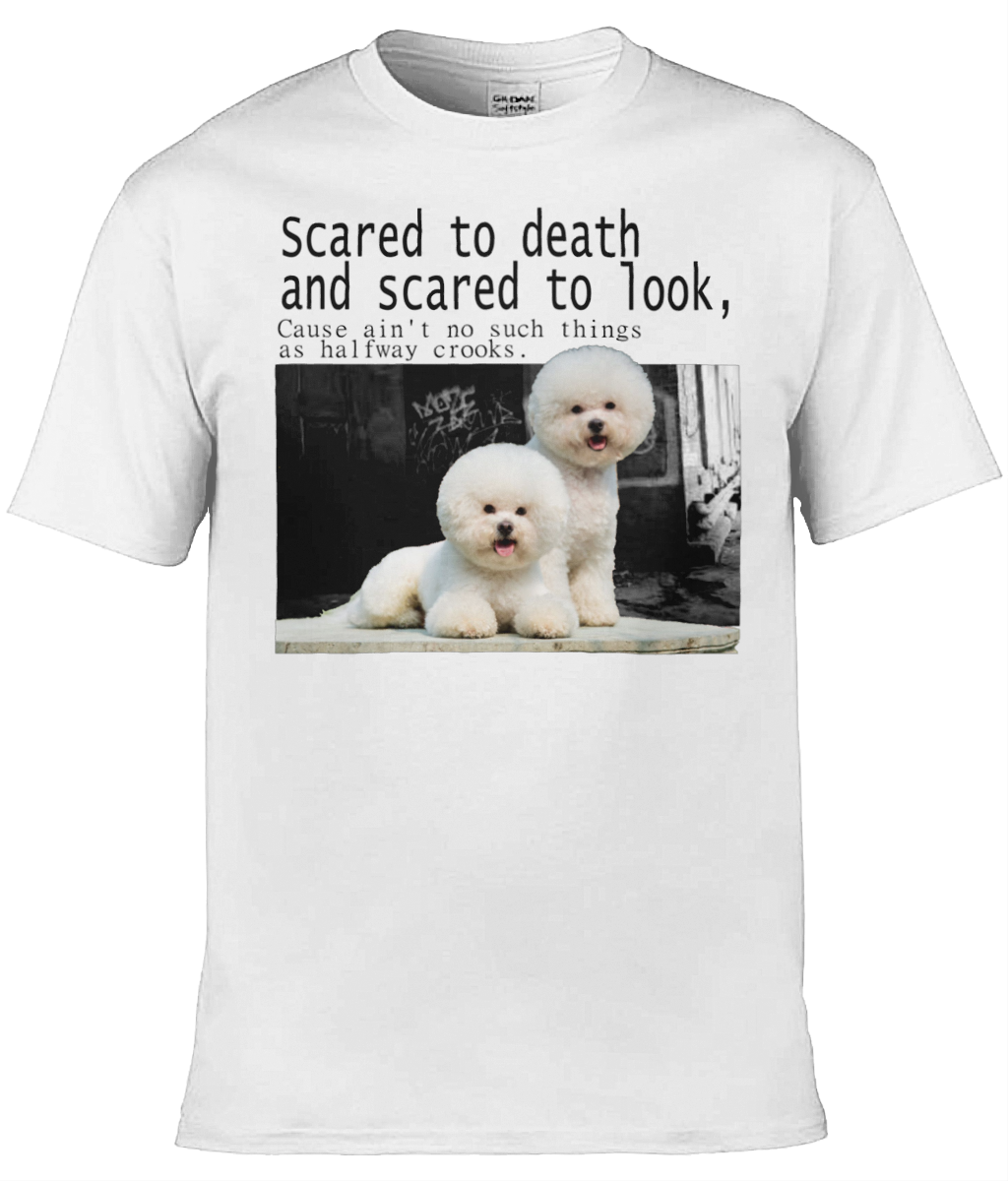 Scared to Death, Scared to Look Graphic Tee