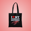 I Love My German Shepherd Graphic Tote Bag