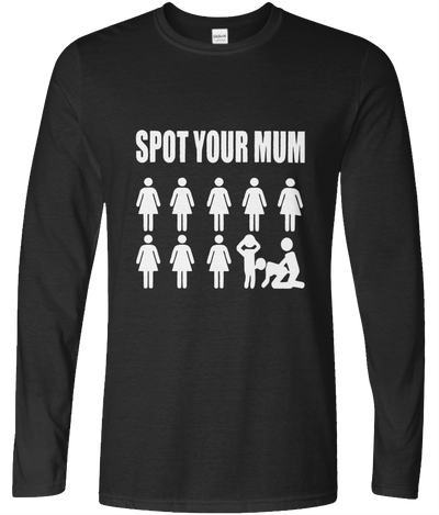 Spot Your Mum Graphic Long Sleeve Tee