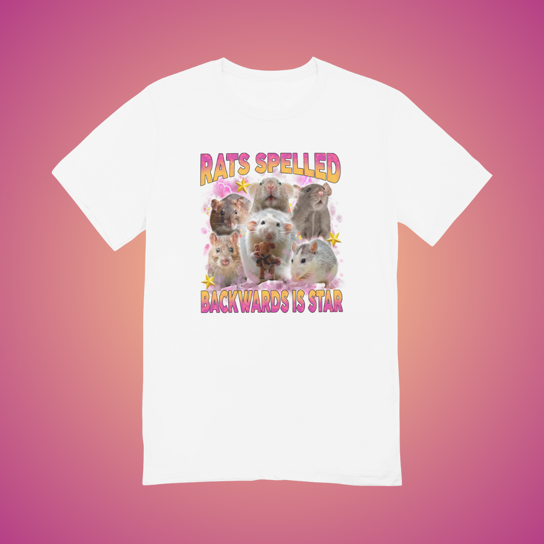 Rats Backwards is Star Graphic Tee