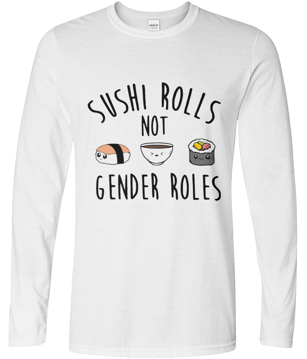 Sushi Rolls Graphic Long Sleeve Tee