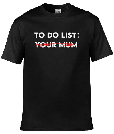 To Do List Text Tee