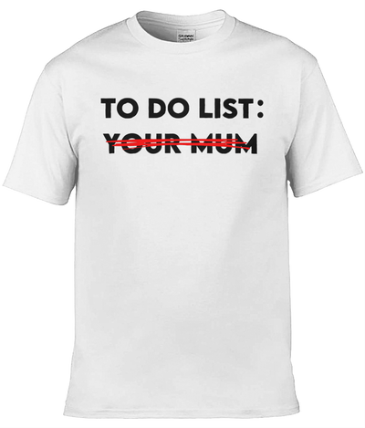 To Do List Graphic Tee