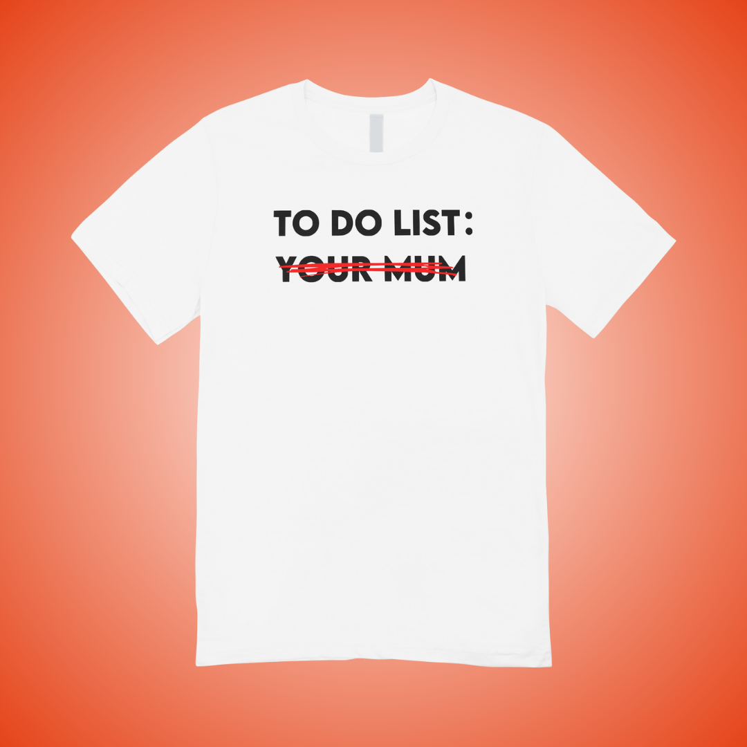 To Do List Text Tee