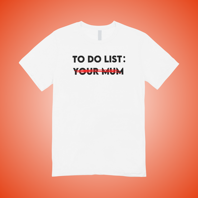 To Do List Text Tee