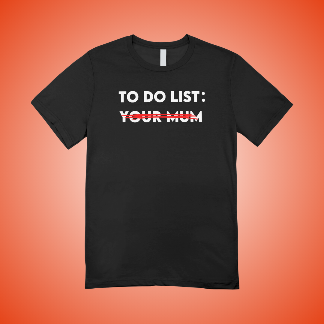 To Do List Text Tee