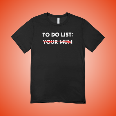 To Do List Text Tee