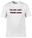 To Do List Text Tee