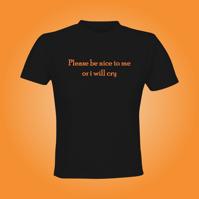 Please Be Nice Crop Top