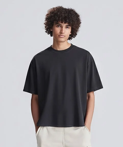 AWDis Heavyweight Boxy Cropped 240 T-Shirt